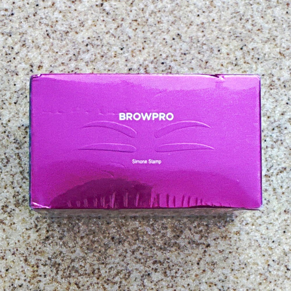 BROWPRO Simone Stamp Eyebrow Stamp Light Brown Natural Powder 6g Exp 2029-04-13